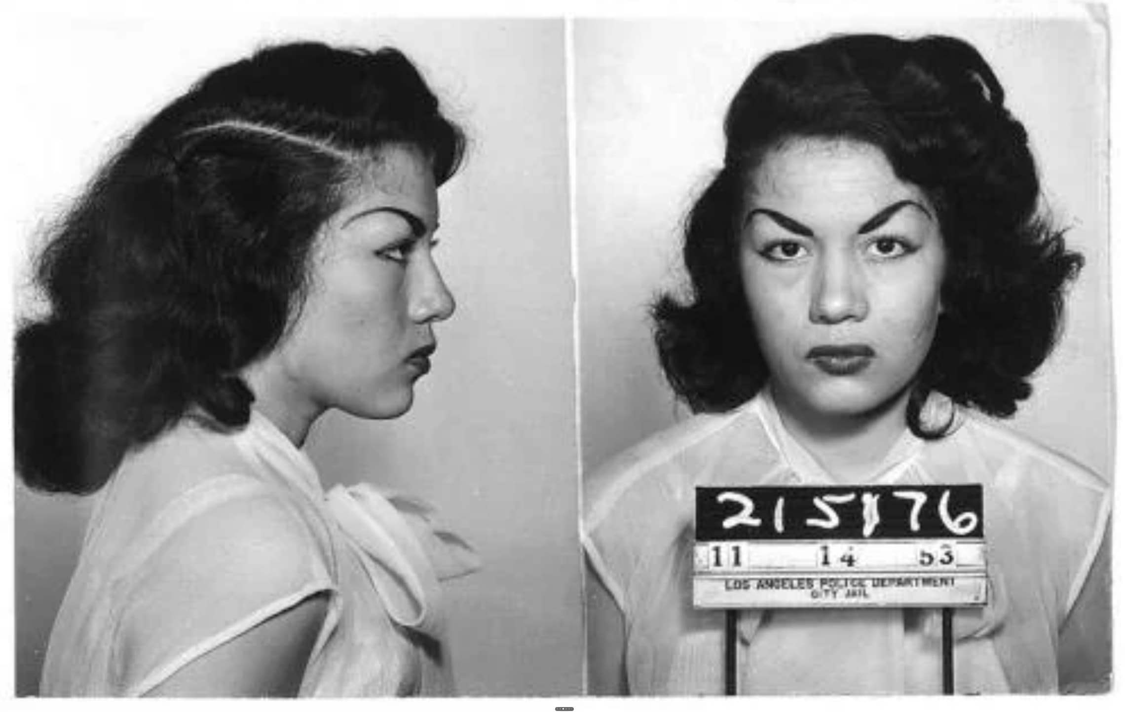 historical mugshots - 215876 11 14 53 Los Angeles Police Department Gity Jail